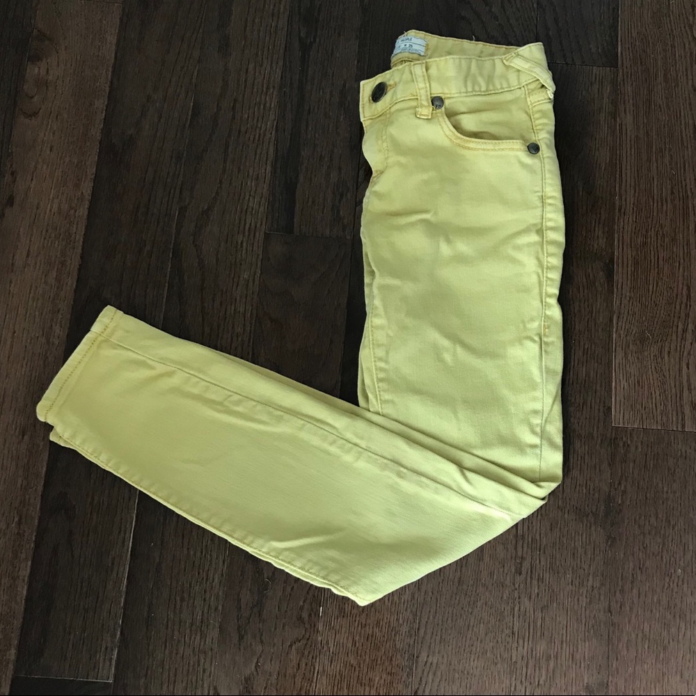 Free People Low Rise Cropped Skinny Jeans Size 25